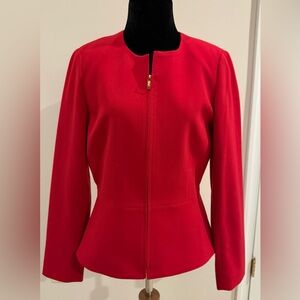 Tahari Zippered Blazer